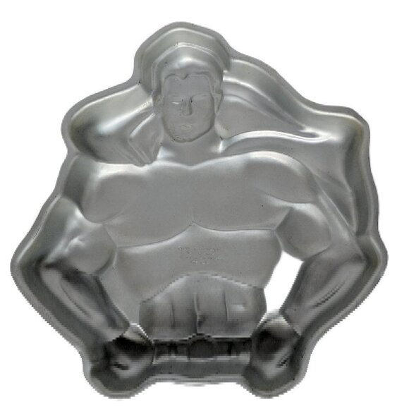 Vintage 1977 Wilton Superman DC Comics Cake Pan - Picture 2 of 3